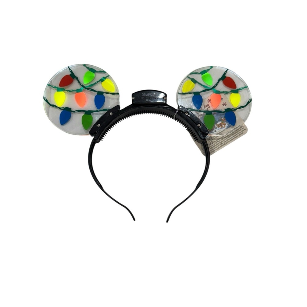 Disney Ears‎ Christmas Light Bulbs Glow Headband Happy Holidays Light-Up